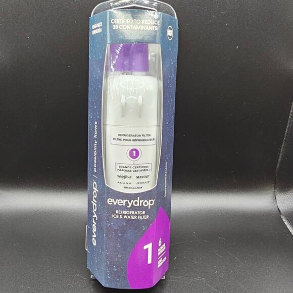 Geniune everydrop by Whirlpool Ice and Water Refrigerator Filter 1 - EDR1RXD1 - Picture 1 of 1